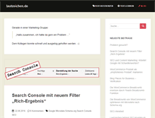 Tablet Screenshot of lautzeichen.de
